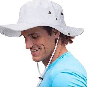 White Bucket Hat